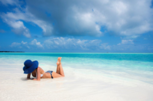 relax in spiaggia alle Maldive